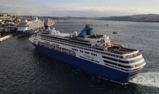 Yeni kruvaziyer gemisi Journey'in 3'üncü durağı İstanbul oldu