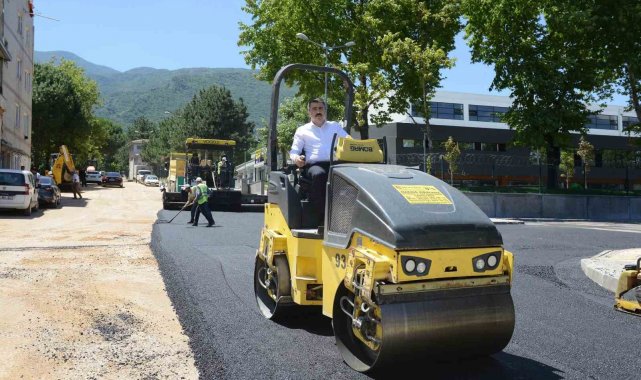 Yıldırım'da yol yapım çalışmaları devam ediyor