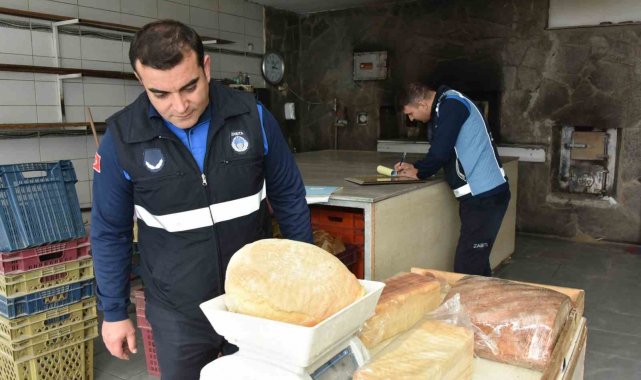 Zabıta ekiplerinden fırınlara denetim