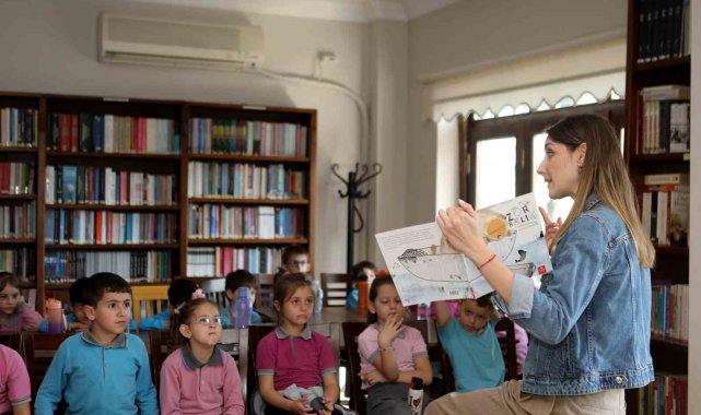 'Zor Balık' söyleşisine minikler konuk oldu