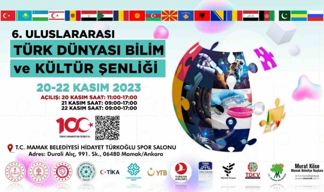 6. Uluslararası Türk Dünyası Bilim ve Kültür Şenliği Ankara'da 20 Kasım'da başlıyor
