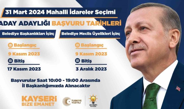 AK Parti Kayseri'de yerel seçim mesaisi başladı