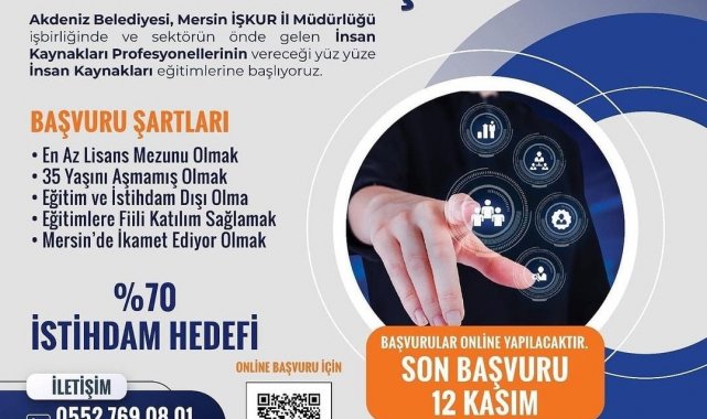 Akdeniz'de insan kaynakları uzmanları eğitimine başvurular devam ediyor
