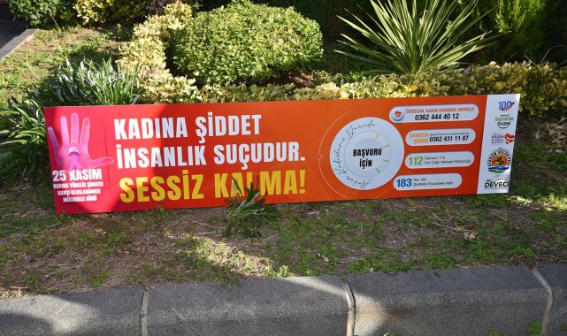Atakum'da "Yaşayan Parklar" ile şiddetle mücadele