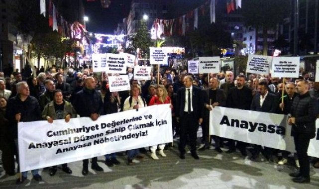 Avcılar Meydanı'nda 1 haftalık 'Anayasa nöbeti'