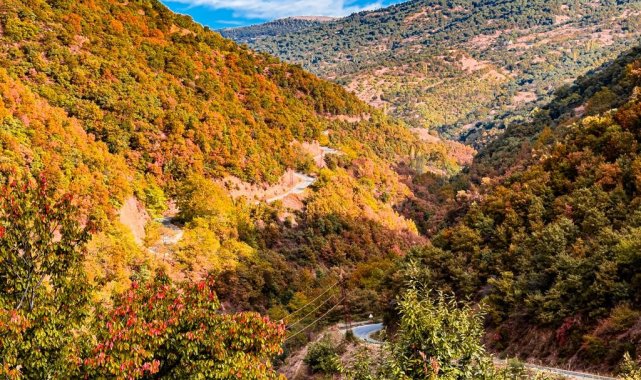 Aydın dağlarındaki son bahar manzaraları mest etti