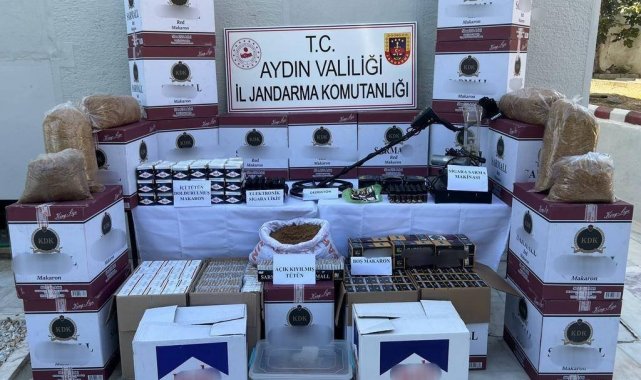Aydın'da 177 bin adet içi doldurulmuş boş makaron ele geçirildi