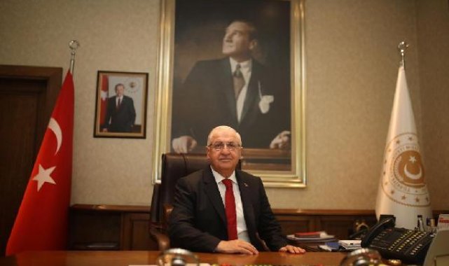 Bakan Güler, Atatürk'ü andı