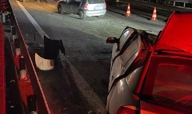Balıkesir'de zincirleme kaza; 1 ölü, 5 yaralı