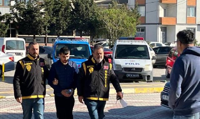 Bandırma'dan çaldıkları otomobile Bursa'dan çaldıkları plakayı takan 2 şüpheli yakalandı