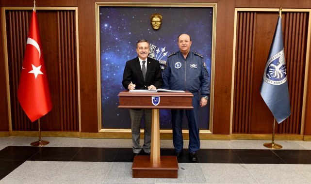 Başkan Ataç'tan Orgeneral Güneykaya'ya ziyaret