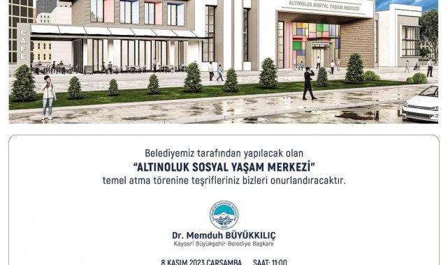 Başkan Büyükkılıç'tan Altınoluk'a sosyal yaşam merkezi müjdesi