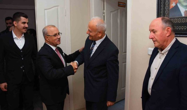 Başkan Kayda'dan, AK Parti İlçe Başkanı Aksoy'a hayırlı olsun ziyareti
