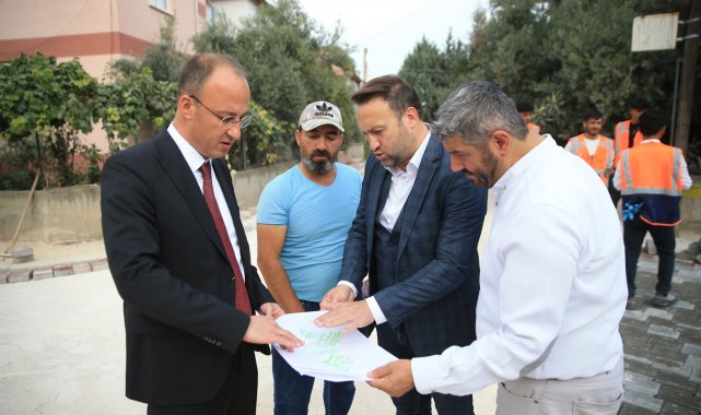 Başkan Örki, Hürriyet Mahallesinde devam eden çalışmaları yerinde inceledi