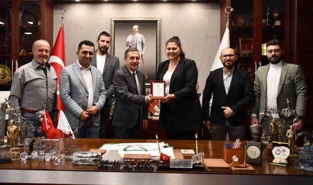 Batıkentspor Kulübü'nden Başkan Ataç'a ziyaret