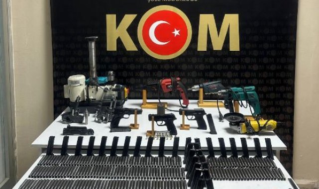 Batman merkezli 3 ilde silah kaçakçılığı operasyonunda 8 gözaltı
