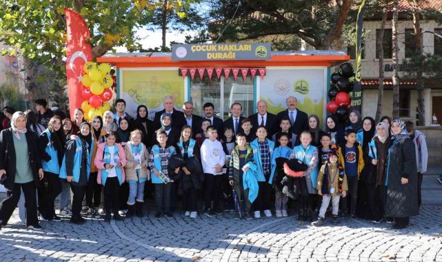 Bayburt'ta Çocuk Hakları Durağı açıldı