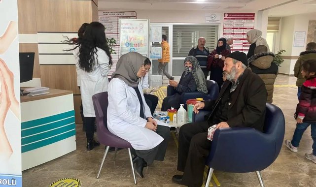 Bayburt'ta vatandaşlar diyabet konusunda bilgilendirildi