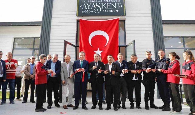 Bergama Belediyesi Ayaskent Düğün Salonu açıldı