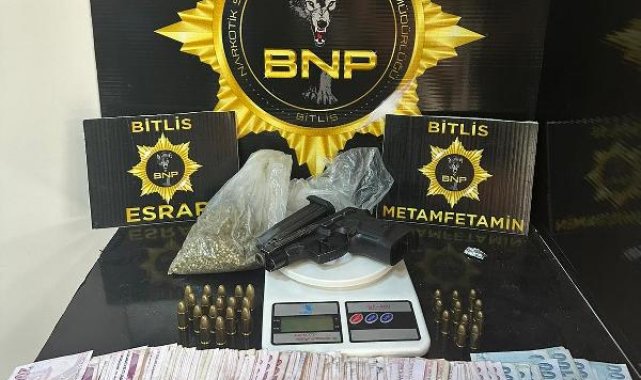 Bitlis'te uyuşturucu operasyonunda 2 tutuklama