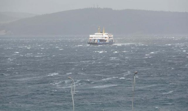 Bozcaada ve Gökçeada'ya yarınki feribot seferleri iptal