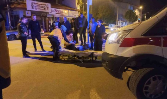 Burdur'da motosiklet ile otomobil çarpıştı: 1 yaralı