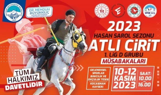 Büyükşehir Spor A.Ş. Atlı Cirit Müsabakaları'na ev sahipliği yapıyor