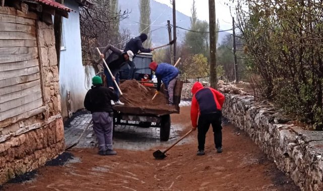 Çameli'nde üst yapı çalışmaları devam ediyor