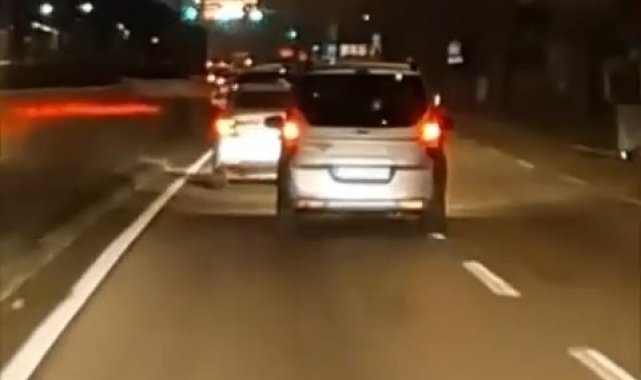 Canını hiçe saydı kilometrelerce makas atarak ilerledi
