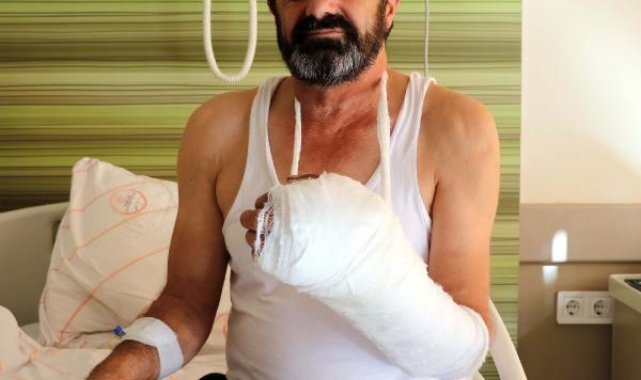 Çatı onarırken kopan eli, mikrocerrahi yöntemiyle dikildi