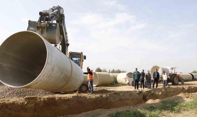 Çine ve Koçarlı'da sulama boruları yer altına indi