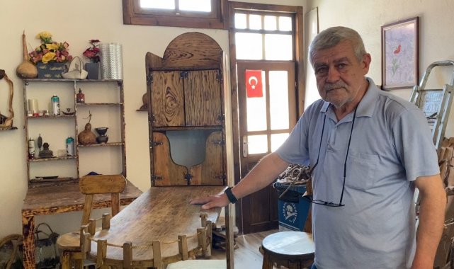 Çocukluktan meraklı olduğu bu zanaata emekli olunca başladı
