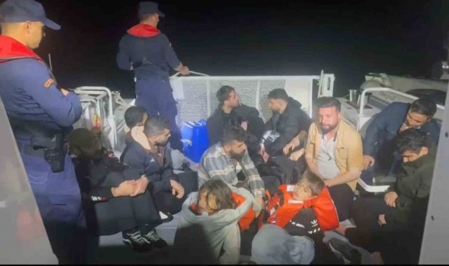 Datça'da 45 düzensiz göçmen yakalandı, 31 göçmen kurtarıldı