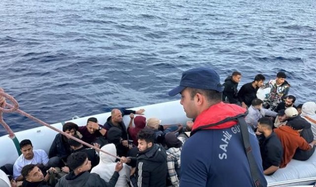Datça'da 60 kaçak göçmen yakalandı, 49 kaçak göçmen kurtarıldı