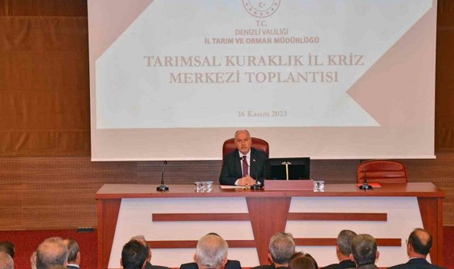 Denizli'de giderek artan kuraklık tehlikesi masaya yatırıldı