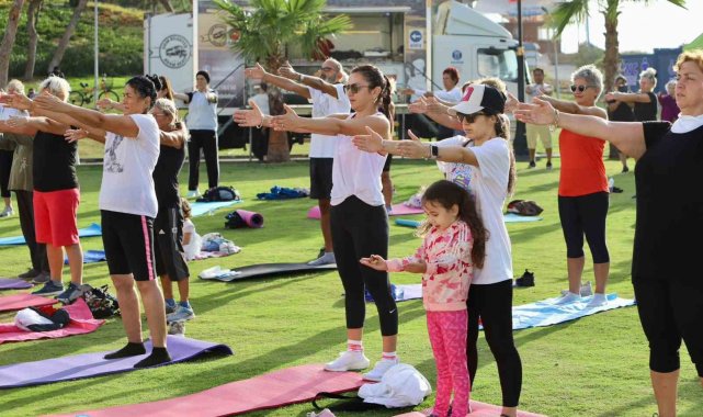 Didim Belediyesi'nin pilates etkinlikleri devam ediyor