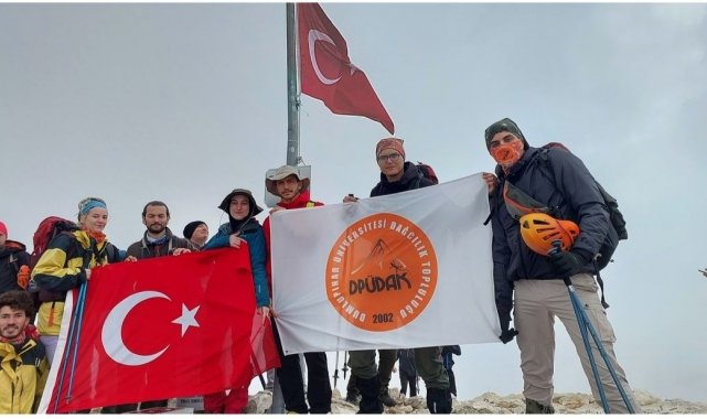 DPÜ'den 100. Yıl Anma Tırmanışı