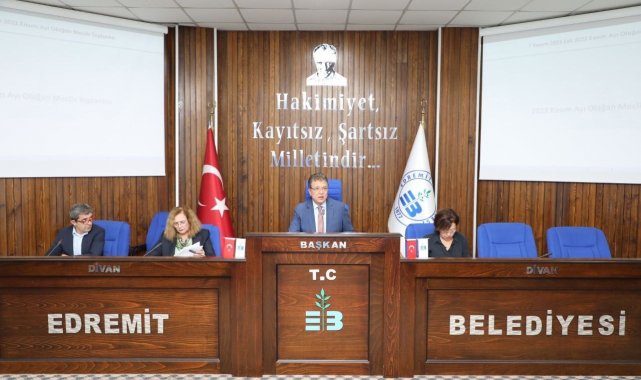 Edremit Meclisi'nde kararlar oy birliği ile alındı