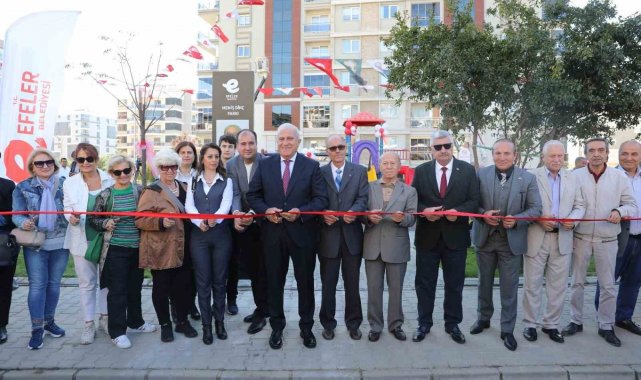 Efeler'de Memiş Dinç Parkı hizmete açıldı