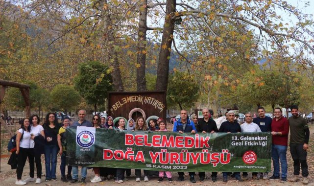 Eğitim-Bir-Sen Adana üyeleri Belemedik'te doğa yürüyüşü yaptı