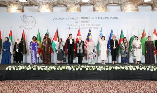 Emine Erdoğan: İki devletli bir çözüm diliyoruz