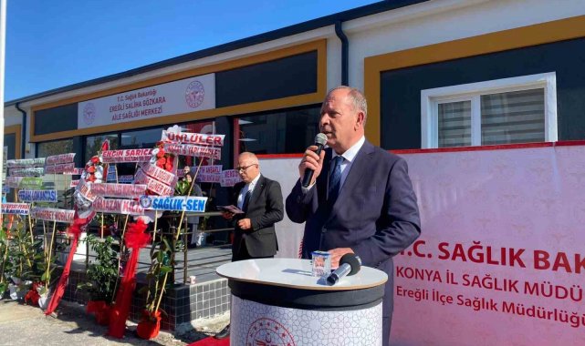Ereğli'de Saliha Gözkara Aile Sağlık Merkezi açıldı
