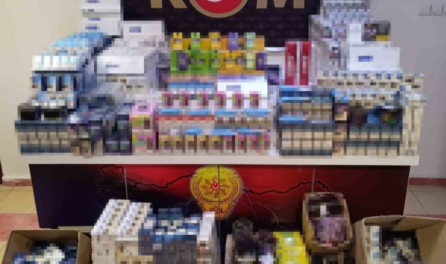 Erzincan'da 4 bin 884 adet kaçak sigara ele geçirildi