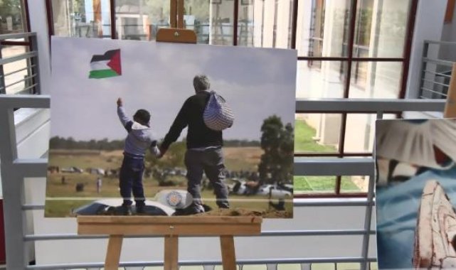 Esenyurt'ta lise öğrencilerinden 'Filistin' temalı fotoğraf sergisi