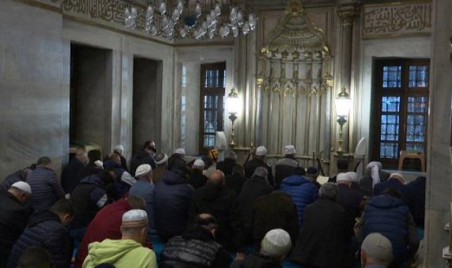 Eyüpsultan Camii'nde Filistin halkı için dua edildi