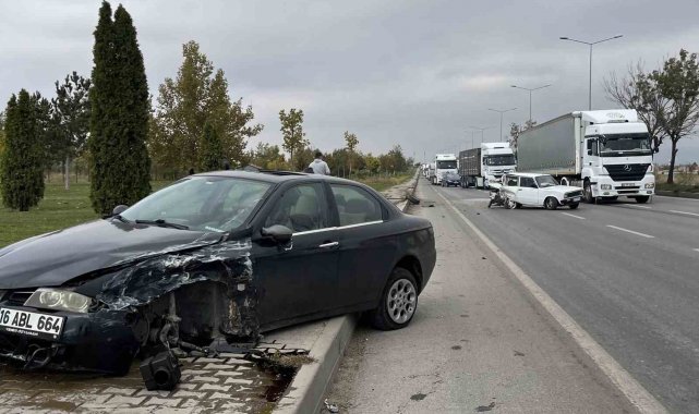 Feci kazada şans eseri yaralanan olmadı