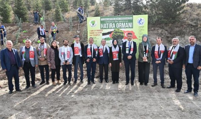 Filistin'de şehit olan gazeteciler için hatıra ormanı oluşturuldu