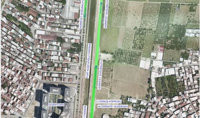 Fuat Kuşçuoğlu Caddesi'nde trafik düzenlemesi