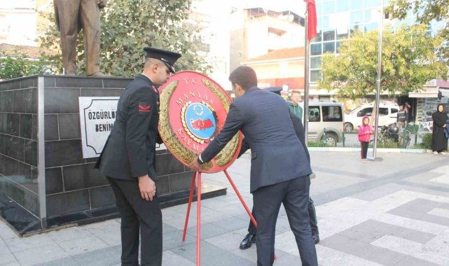 Gazi Mustafa Kemal Atatürk ölüm yıldönümünde Manyas'ta törenle anıldı
