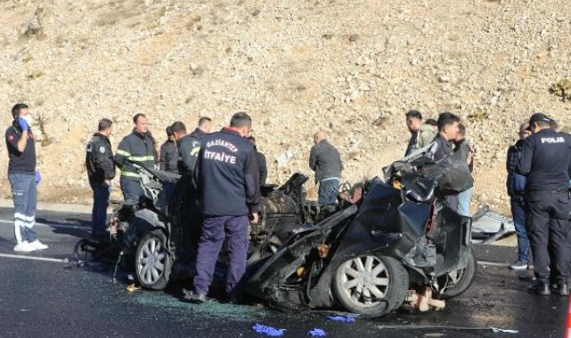 Gaziantep'te zincirleme kaza; 1 ölü, 6 yaralı